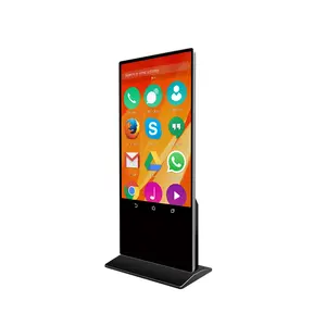 55 inch digital signage display media player touch screen staande lcd reclame-speler display