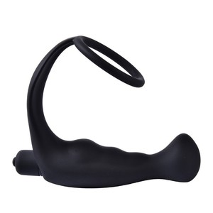 Produits pour adultes en gros, anneau vibrant en silicone pour point G et prostate, masseur masculin, article d'exportation très demandé. - Product Image 2