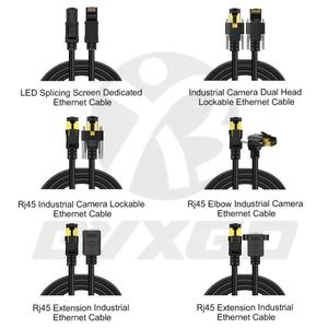 POE GigE <span class=keywords><strong>CAT5e</strong></span> วิสัยทัศน์ CAT6เกรดอุตสาหกรรม<span class=keywords><strong>สาย</strong></span>เชื่อมกล้องอีเทอร์เน็ต RJ45เกลียวล็อกมาตรฐาน ce/rohs ได้รับการรับรอง PVC/PUR สำหรับ - Product Image 6