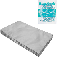 Sacs en Mylar de 1 gallon, 4 mil d'épaisseur, 4x6, avec absorbeur d'oxygène, pour le stockage alimentaire authentique