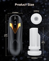 Automatischer Stoß-Masturbator für Männer, 9 Stoß- und Vibrationsmodi, Penispumpe, Sexspielzeug für Männer, Pocket Pussy, Masturbator-Cup für Männer