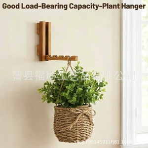 Wooden <b>Clothes</b> Drying <b>Rack</b> 6.02x7.05 Inch Foldable Wall Mounted With Magnetic Function For Indoor Use - Product Image 4