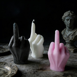 เทียนหอมรูปนิ้วกลางทำมือแบบสั่งทำพิเศษสำหรับใช้เป็นอุปกรณ์ประกอบฉากถ่ายทำหรือของขวัญแกล้งคน - Product Image 1