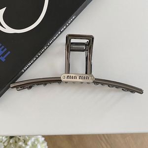 New Arrival Women's Metal Letter Claw <b>Clip</b> Thick Hair Back-of-Head <b>Clip</b> High-End Chic Niche Design Shark Handmade <b>Clip</b> Gift - Product Image 6