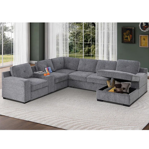 Modern Modular Sectional Pull Out <strong>Sofa</strong> Bed Living Room <strong>Sofa</strong> Sets Furniture <strong>Sleeping</strong> <strong>Sofa</strong> Bed Folding Bed Convertible Sofabed - Product Image 4