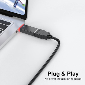 Adaptador de DisplayPort a <span class=keywords><strong>HDMI</strong></span> Unidireccional Chapado en Oro de 4K de Fábrica Zong, Adaptador DP a HDTV de 1080P y 4K - Product Image 2