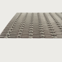 Maille tissée architecturale en fil d'acier inoxydable sur mesure XY-1238, épaisseur 4,45 mm, couleur personnalisée, murs décoratifs de luxe modernes pour hall d'entrée