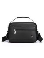 Nouveauté : Sac bandoulière en cuir PU de qualité supérieure, design tendance, prix de gros usine, avec logo personnalisé, pour homme, original