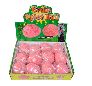 Novedosas Pelotas Antiestrés con Forma de Cerebro, Juguetes de Pelota Roja para Niños y Niñas de 5 a 7 Años, Juguetes de Descompresión Aterradores y Divertidos - Product Image 6