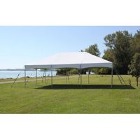 Tentes blanches en aluminium robuste pour événements Grande tente de fête de mariage 10X10 en plein air Tente de cadre d'événement de luxe