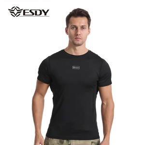 DF EDSY 159 Camiseta Deportiva de Manga Corta para Exteriores, Transpirable, de Secado Rápido, Absorbente de Sudor, de Poliéster, para Entrenamiento Físico - Product Image 3