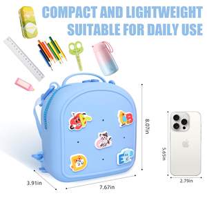 <span class=keywords><strong>Mochila</strong></span> Infantil de Silicona Azul, Pequeña, con Diseño de Personajes, Anti-Robo, con Orificios, Impermeable y con Capacidad Inferior a 20L - Product Image 2