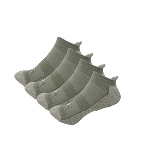 महिलाओं की युवा आरामदायक कपास टेरी टखने के मोजे वसंत में सांस लेने योग्य त्वरित शुष्क पर्यावरण अनुकूल कुशन कुशन प्रशिक्षण कस्टम लोगो थोक - Product Image 2