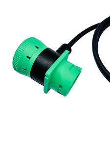 Kabel Adaptor Linkyou J1939 9-Pin Male ke 16-Pin OBD 2 Female, Konduktor Tembaga, Isolasi PVC, Tegangan Terukur 12V, Panjang 1.2M - Product Image 3