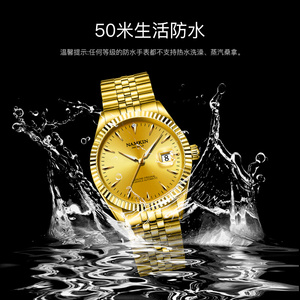 Montre homme chronographe automatique mécanique Miyota en acier inoxydable de luxe personnalisée, cadran à aiguilles, bracelet de 20 mm, résistante à l'eau - Product Image 2