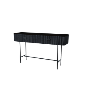 MRS WOODS Nordic moderno legno naturale di recupero intagliato <span class=keywords><strong>ingresso</strong></span> corridoio cassetto rettangolare stretto soggiorno consolle - Product Image 4