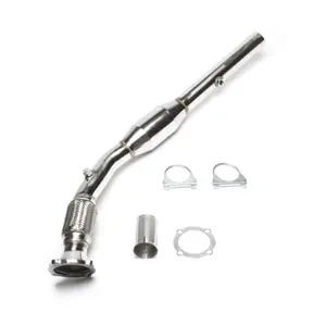 Stainless Steel Exhaust Tail Pipe tube Downpipe Kit for Audi A3/TT/Seat Leon/Toledo II/Skoda Octavia/VW Bora/Golf IV/New Beetle