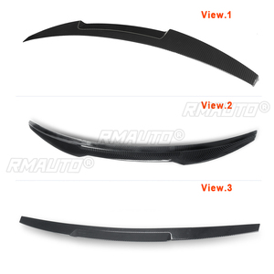 ทาสีคาร์บอน fbier ปีกท้ายรถด้านหลังสปอยเลอร์สำหรับ Audi A4 S4 B9 2017-2021 - Product Image 3