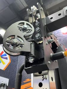 Estante de acero inoxidable para entrenamiento funcional de gimnasio, doble cable Crossover, Multi Power Squat rack con cables - Product Image 3