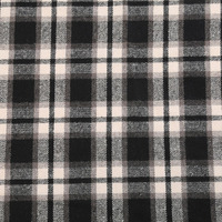 Tissu Tweed à Carreaux Teint en Fil 100% Polyester pour Manteau, Veste et Jupe – Vente Chaude des Fabricants Chinois