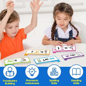 Nouveaux livres éducatifs de 40 mots de la famille phonétique pour enfants - Product Image 2