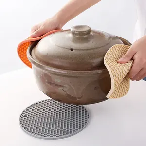 Siliconen Bakken Droogmat Non-Stick Warmte Teistante Pvc Tafel Mat Pads Voor Cups Mok Tapijt Leisteen Kurk Onderzetters