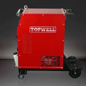 TOPWELL MASTERTIG 500CT IGBT AC/DC Inverter 3PH high frequency compact 3 in 1 CO2 gas tig/arc/mig/mag pulse welding machine