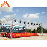Estructura de Aluminio Resistente y Estructura de Iluminación para Escenarios con Altura Ajustable, Soporte de Luz Portátil para DJ, Estructura de Exhibición