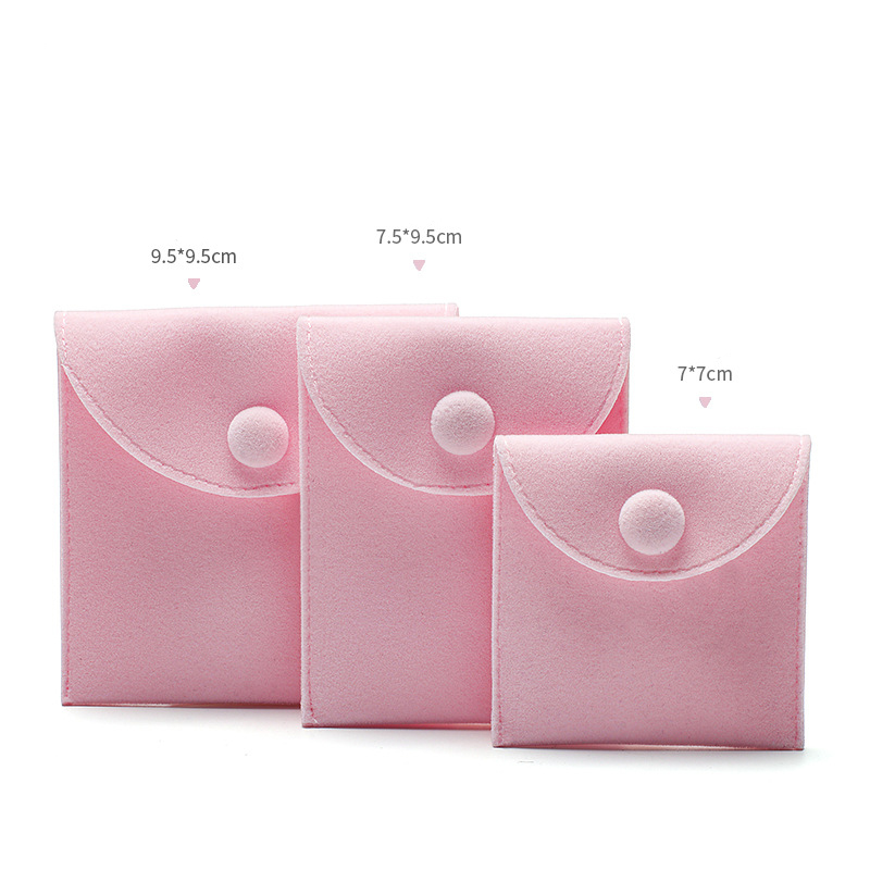 pink jewelry pouch