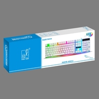 Nouveau clavier filaire G21 USB avec souris, ensemble clavier et souris de jeu lumineux pour PC, équipement de jeu transfrontalier