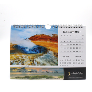 Lịch Để Bàn In Ấn Giá Rẻ Cung Cấp Trực Tiếp Từ Nhà Máy Lịch Giấy Để Bàn Gấp 2017 OEM/ODM 300 Cái - Product Image 6