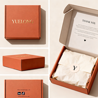 Boîtes d'emballage en carton ondulé personnalisées pour cadeaux, dossiers imprimés, boîtes d'expédition avec laminage mat et logo