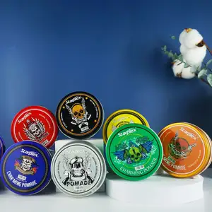 private label Factory Price Cruelty-free Custom Logo Men Hair Styling wax Products Edge Extra Hold Mold Hair Gel