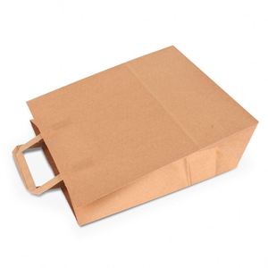 Bolsas de Regalo de Papel Kraft para Sándwiches, Hechas con Materiales Reciclados, con Serigrafía y Tamaño Personalizable - Product Image 6