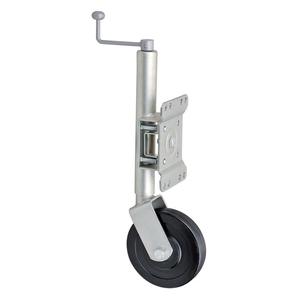 Roulette de <span class=keywords><strong>remorque</strong></span> latérale en caoutchouc de 6 pouces, capacité 750 LBS, avec pince de fixation, hauteur de levage 254 MM - Product Image 3
