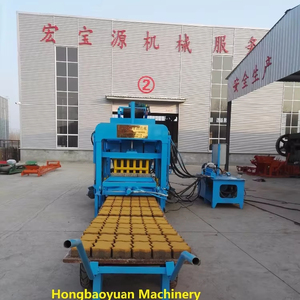 Bê tông rỗng xi măng paver QT 4-20 Khối Máy làm bán tự động công suất lớn hiệu quả cao - Product Image 1