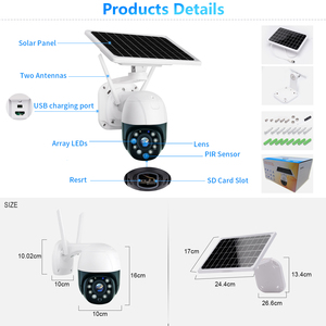 Không dây điện năng thấp hơn icsee Mạng PIR pin thông minh CCTV ngoài trời an ninh năng lượng mặt trời máy ảnh - Product Image 6