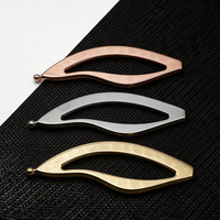 Outil Gua Sha en forme de feuille, couteau de massage en métal pour la relaxation musculaire, outil de massage pour la récupération sportive, Gua Sha facial et relaxation corporelle complète
