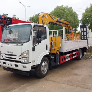 Camion grue ISUZU <span class=keywords><strong>Euro</strong></span> <span class=keywords><strong>5</strong></span> 120 CV <span class=keywords><strong>5</strong></span> tonnes, hauteur de levage 11,<span class=keywords><strong>5</strong></span> m, tarière hydraulique, nacelle aérienne, haute efficacité, moment de levage <span class=keywords><strong>125</strong></span> kN.m - Product Image 3
