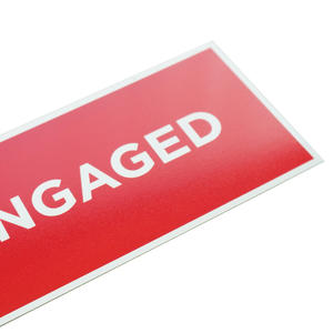 Letrero de puerta de privacidad de oficina de aleación de zinc de aluminio al por mayor ocupado libre para uso escolar y de oficina - Product Image 3