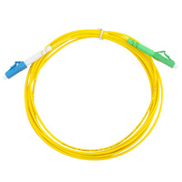 SC LC FC ST kabel Patch serat optik, FTTH kabel Patch tunggal/Multi Mode 3.0mm PVC LSZH
