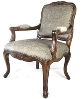 Fauteuil en bois directement de l'usine, fauteuil de luxe pour salon