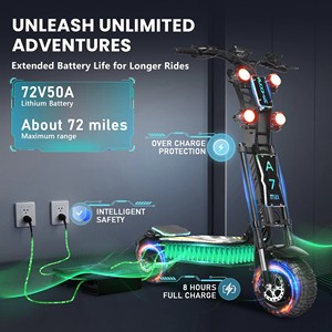 Scooter électrique tout-terrain double haute puissance 10000W 72V longue autonomie 60km en alliage d'aluminium 8,5 pouces <span class=keywords><strong>Europe</strong></span> Pro Lithium - Product Image 3
