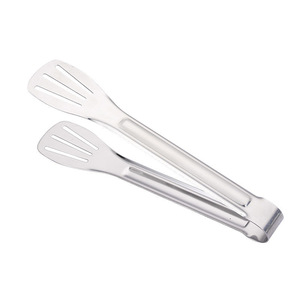304 Stainless Steel Food Clips Heavy Duty Heat Resistant <b>Kitchen</b> Tool For Pancakes Grilled Meat Steaks Multifunctional 2 Pieces - Product Image 5