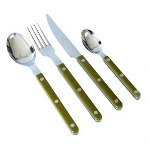 Juego de Cubiertos de Acero Inoxidable con Mango Plano Dorado Moderno de Lujo con Diseño Único, Cubiertos Modernos de Alta Calidad - Product Image 2