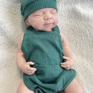 Muñeca Bebé <span class=keywords><strong>Reborn</strong></span> de Silicona de 19 Pulgadas, Impermeable, Realista, Suave, Recién Nacido, Niño o Niña, Pintada, Kit de Muñeca, Regalo de Navidad - Product Image 4