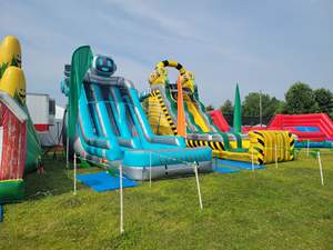 Pack gonflable de glissière d'eau de bâche de PVC bon marché 12M hauts <span class=keywords><strong>toboggan</strong></span> d'eau de <span class=keywords><strong>vacances</strong></span> de robot gonflable pour la <span class=keywords><strong>piscine</strong></span> in Ground - Product Image 5