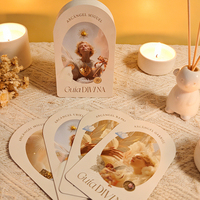 Cartes d'affirmation en forme d'arche avec impression personnalisée finition mate, outils de thérapie psychologique, jeu avec boîte pour le bien-être mental