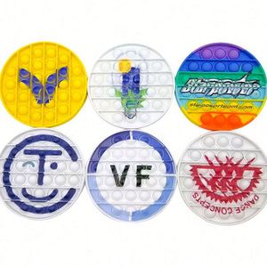Educational Silicone Bubble Fidget Toy with Custom Logo Stress Relief <b>Gift</b> for Boys & Girls - Product Image 2