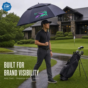 Paraguas de Golf con Logotipo Personalizado, Doble Toldo, Resistente al Viento, Extra Grande, Recto, para Deportes al Aire Libre, Protección contra Lluvia y Sol - Product Image 6